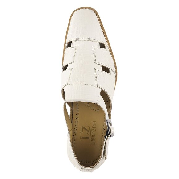 Adam Genuine Leather Lizard Print Sandals main image 4